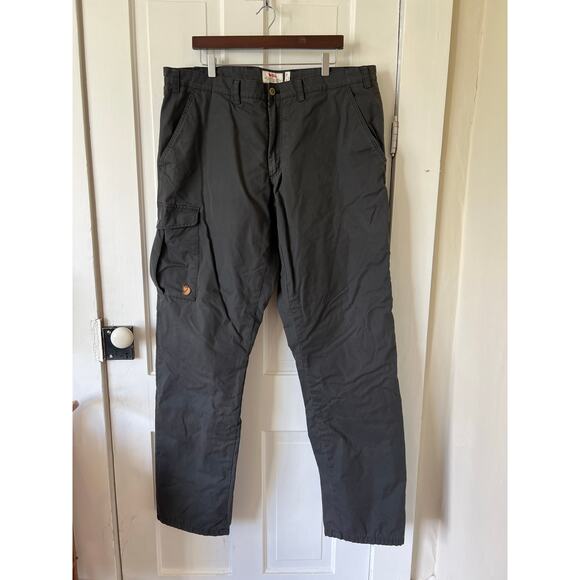 Fjallraven mens g1000 workwear insulated pants dark gray 40x38 large tall cargo